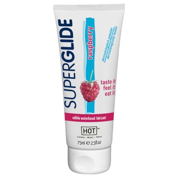 HOT Superglide Vadelma - syötävä liukuvoide (75 ml)