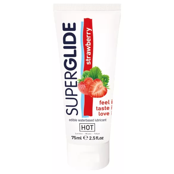 HOT - syötävä liukuvoide - mansikka - 75ml