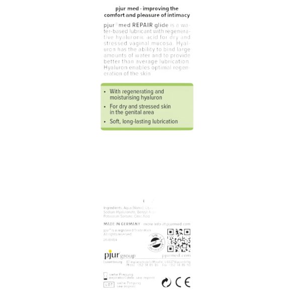 Pjur med - uudistava liukuvoide (100ml)