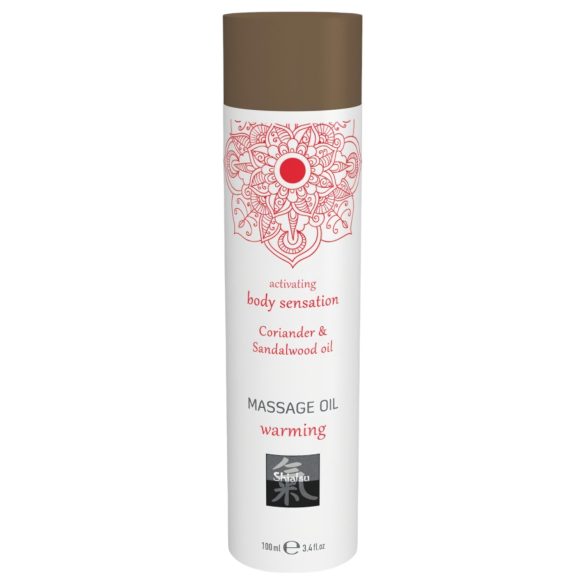 Shiatsu - lämmittävä hierontaöljy - korianteri santelipuu - 100 ml