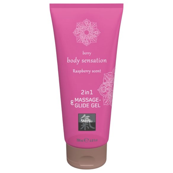 Shiatsu 2in1 Vadelman Tuoksu - hierontaliukuvoide (200ml)