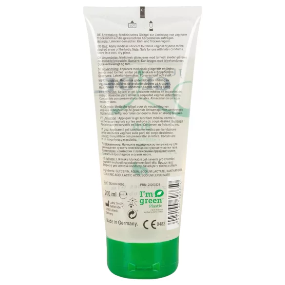 Just Glide Bio - vesipohjainen vegaaninen liukuvoide (50 ml) - 200ml