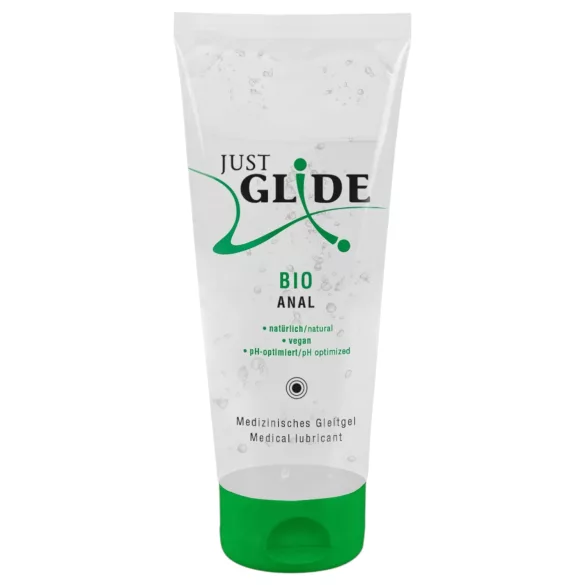 Just Glide Bio ANAL - vesipohjainen vegaaniliukuvoide 200ml