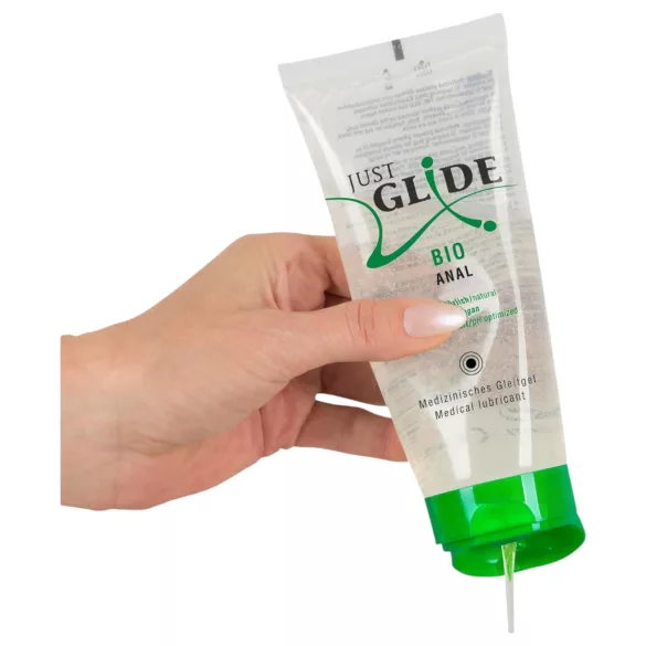 Just Glide Bio ANAL - vesipohjainen vegaaniliukuvoide 200ml