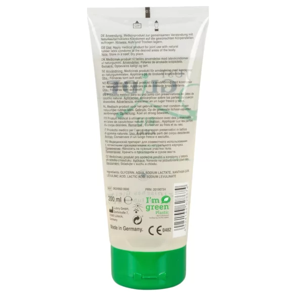 Just Glide Bio ANAL - vesipohjainen vegaaniliukuvoide 200ml
