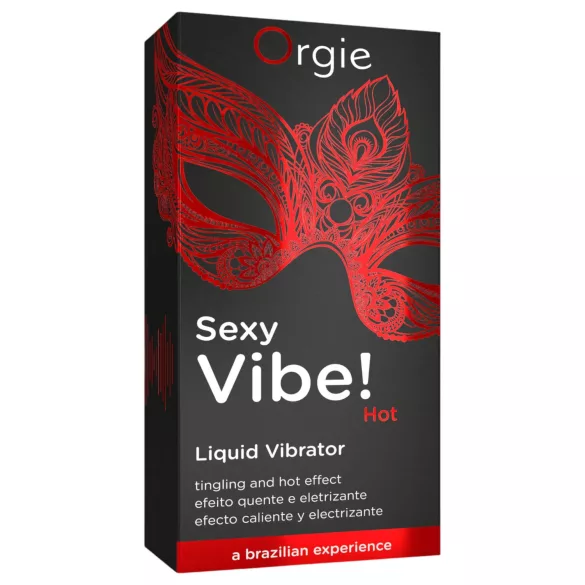 Orgie - lämmittävä vibraatiogeeli mansikka - 15 ml