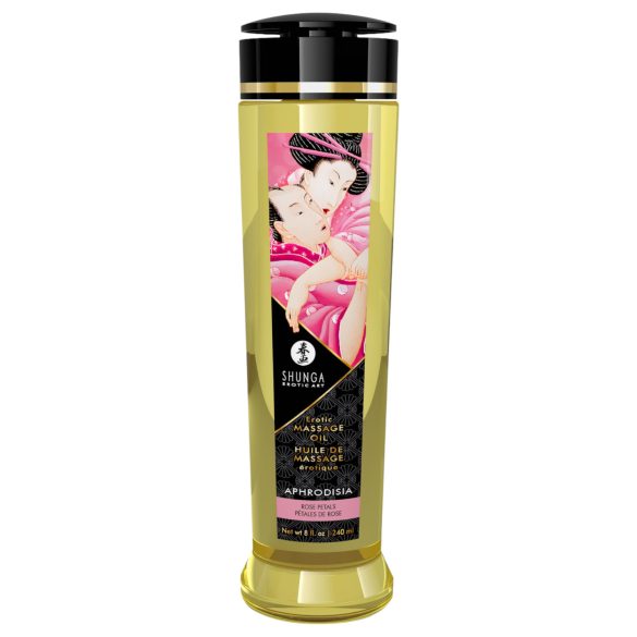 Shunga - hierontaöljy - ruusu - 240ml