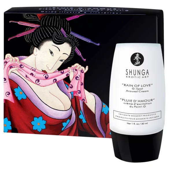Shunga Rain of Love - G-pisteen kiihottava voide naisille (30 ml)
