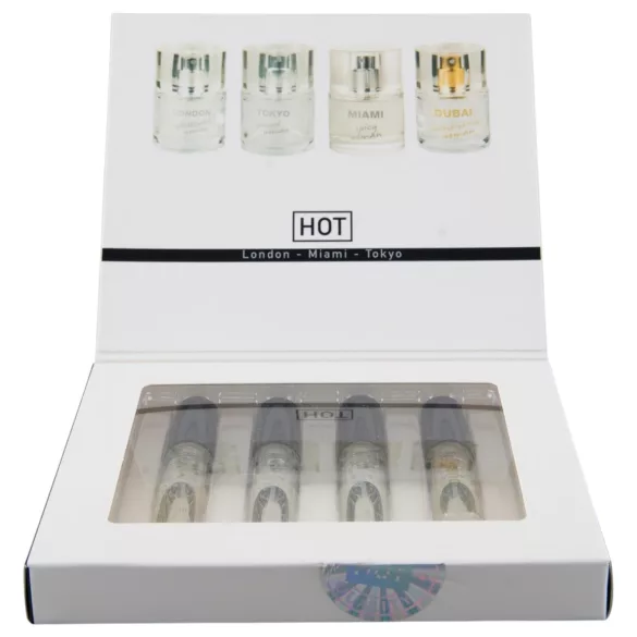 HOT - feromonihajuste pakkaus naisille - 4x5ml