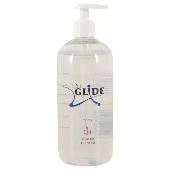 Just Glide Toylube - vesipohjainen liukuvoide lelujen kanssa käytettäväksi (500 ml)