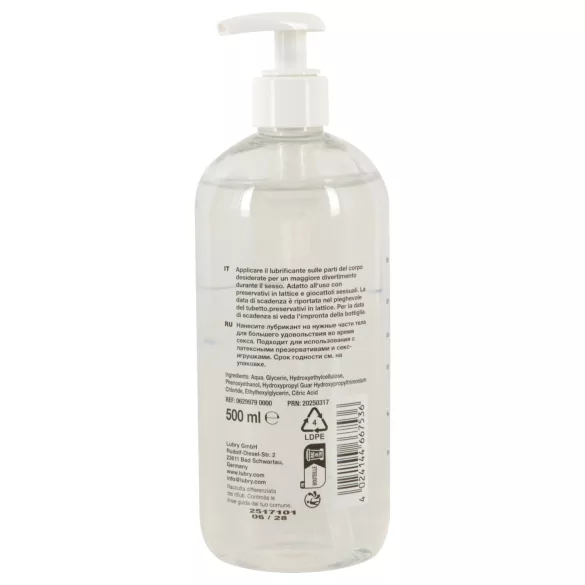 Just Glide Toylube - vesipohjainen liukuvoide lelujen kanssa käytettäväksi (500 ml)