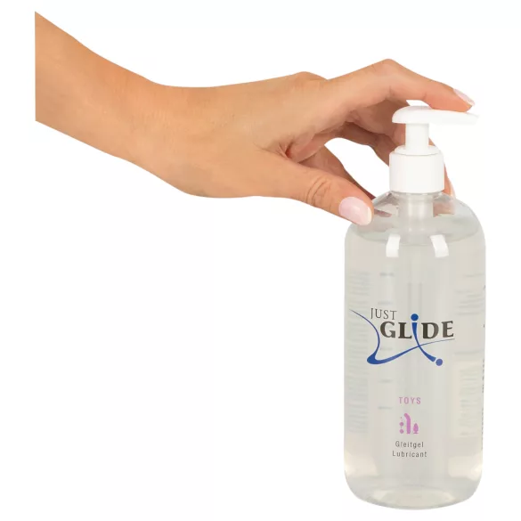Just Glide Toylube - vesipohjainen liukuvoide lelujen kanssa käytettäväksi (500 ml)