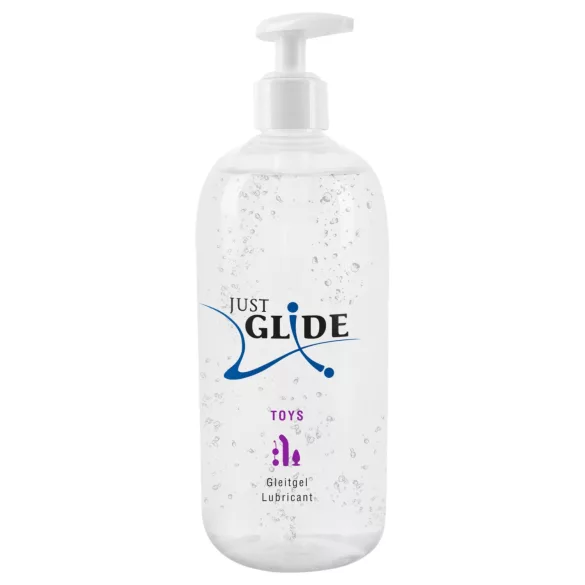 Just Glide Toylube - vesipohjainen liukuvoide lelujen kanssa käytettäväksi (500 ml)