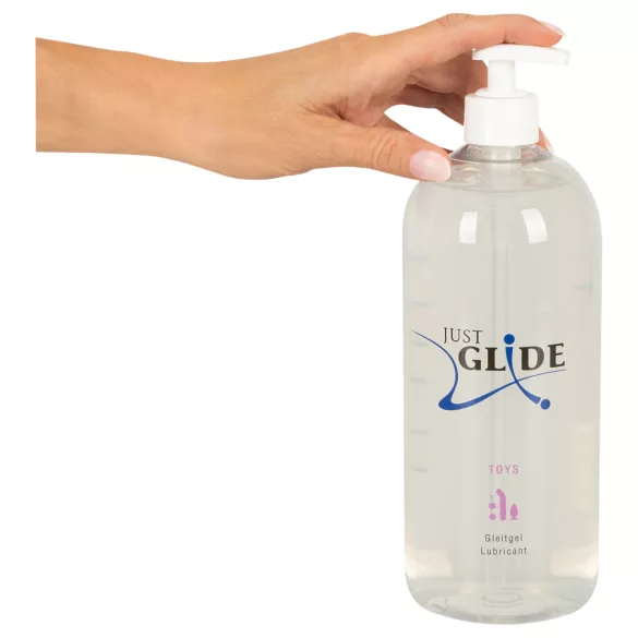 Just Glide - vesipohjainen liukuvoide leluille - 1000 ml