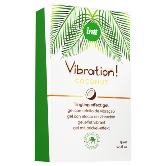 Intt Vibration! - nestemäinen vibraattori - kookos (15ml)