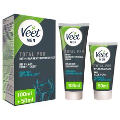   Veet - intiimialueen karvanpoistovoide ja balsami miehille (100 ml + 50 ml)
