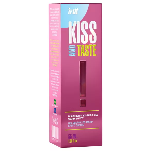 Intt Kiss and Taste - liukuvoide lämmittävä - karhunvatukka - 55ml