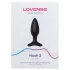 Lovense Hush 2 S - Sovelluksella ohjattava anaalivibraattori (38 mm, musta)