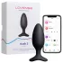 Lovense Hush 2 M - Sovelluksella ohjattava anustärytin (45 mm, musta)