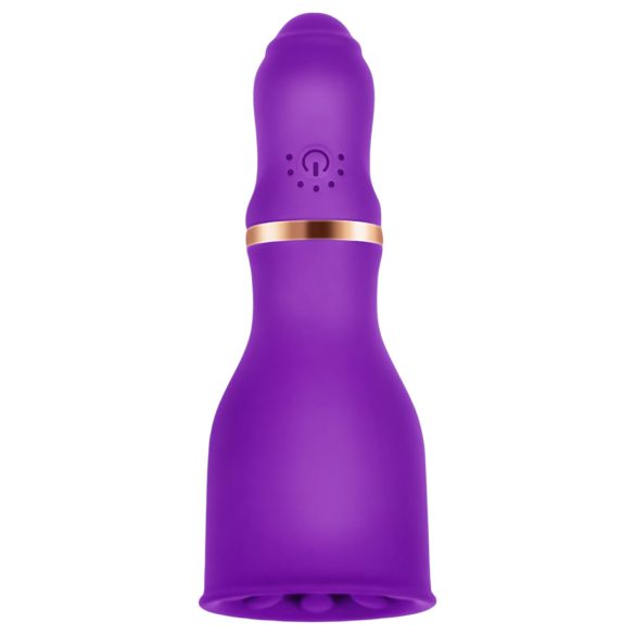 Sunfo - ladattava tammenlehvän hieromalaite (violetti)