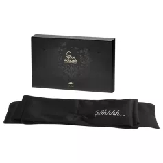   Bijoux Indiscrets Shhh Blindfold - premium-satiiniset bondage-huivi (musta)