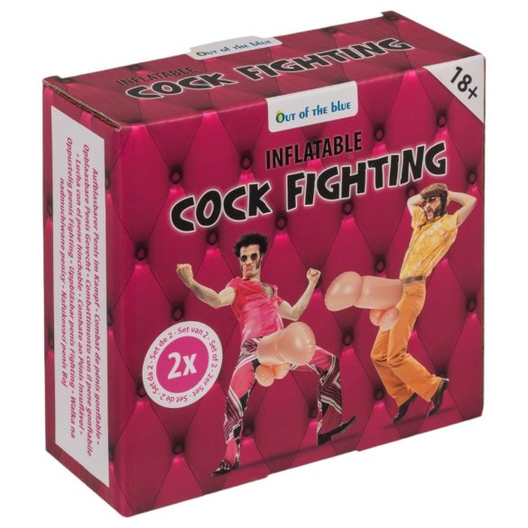 Cock Fighting - strap-on dildo - puhallettava - ihovärinen