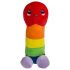 Pehmeä sateenkaari-penis pehmolelu 30 cm