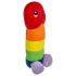 Pehmeä sateenkaari-penis pehmolelu 30 cm