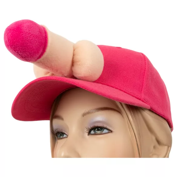 Penislakki - lippalakki - penis koriste - pinkki