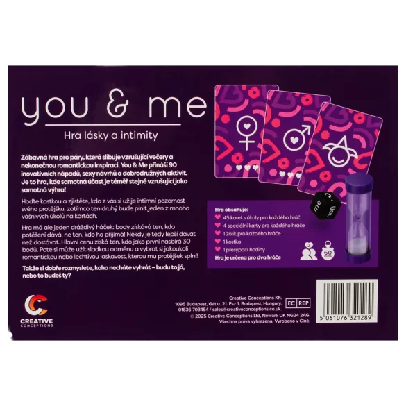 you & me - eroottinen paripeli (tšekki)