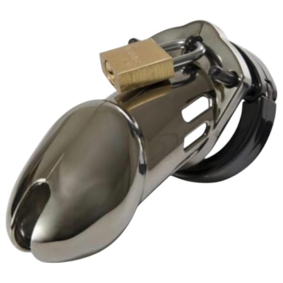 CB-6000 - Luxe Kromattu Penisshäkki Lukolla
