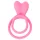Pulselock Cocktura - pupullinen pari-penisrengas (pinkki)