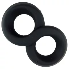   Pulselock Taur - tuplarengas penikselle ja kiveksille (musta) - 20 mm