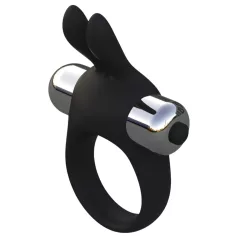   Pulselock Vantr - värisevä pupumallinen penisrengas (musta) - 30 mm