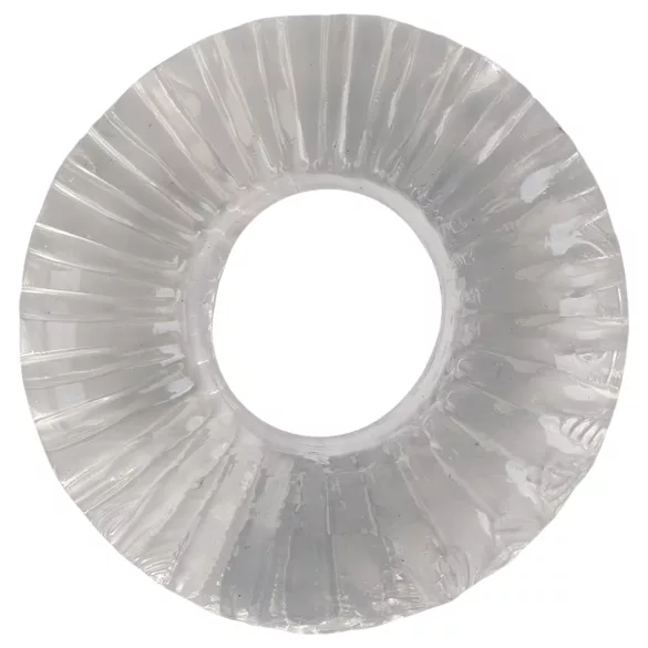 Pulselock Cocktura - uritettu TPE-penisrengas (läpinäkyvä) - 19 mm