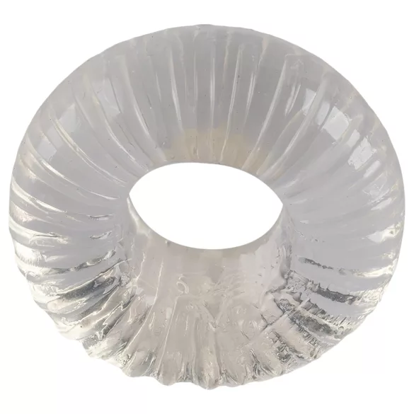 Pulselock Cocktura - uritettu TPE-penisrengas (läpinäkyvä) - 19 mm