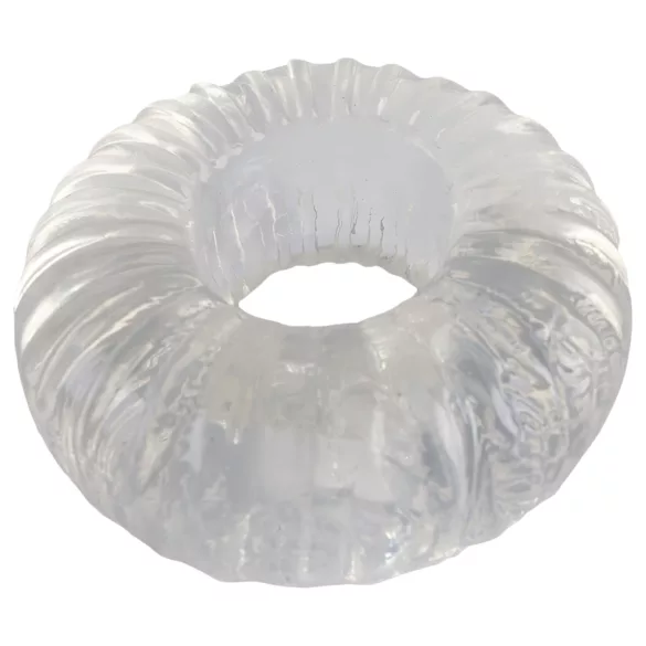 Pulselock Cocktura - uritettu TPE-penisrengas (läpinäkyvä) - 19 mm