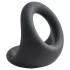 Pulselock Taur - muotoiltu penis- ja kivusrengas (musta)