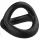 Pulselock Taur - Y-muotoinen penis- ja kivessormus (musta) - M