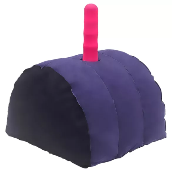 Desirel Magic Pillow - Ilmalla täytettävä seksityyny dildonpidikkeellä (liila)