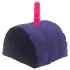 Desirel Magic Pillow - Ilmalla täytettävä seksityyny dildonpidikkeellä (liila)