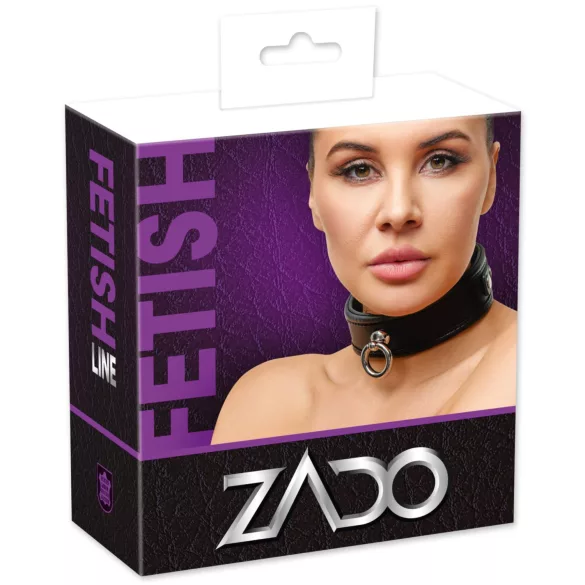 ZADO - nahkainen kaulapanta - musta