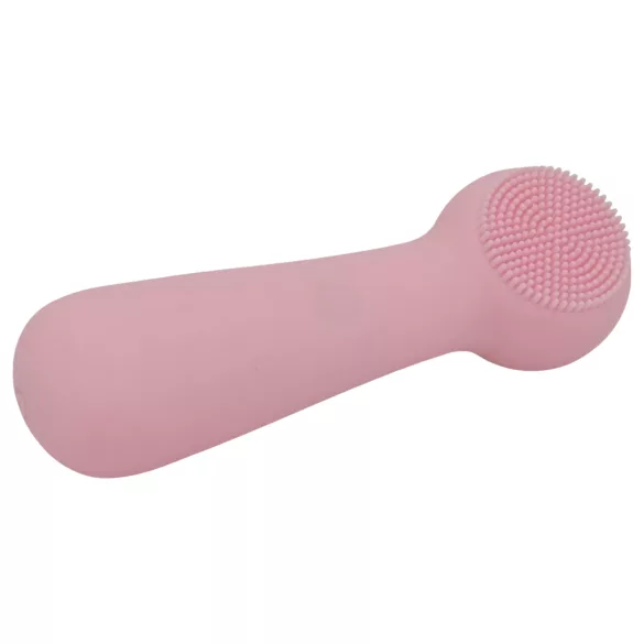 FaceClean - ladattava, vedenkestävä kasvohierontalaite (pinkki)