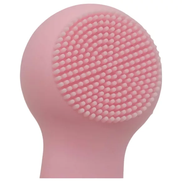 FaceClean - ladattava, vedenkestävä kasvohierontalaite (pinkki)