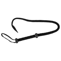 ZADO - piiskuri hevosenhäntä ruoska - nahka musta