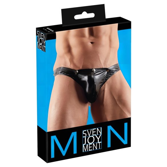 Irrotettava miesten stringit (musta) - L