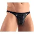 Svenjoyment - miesten stringit - strassikoristeet - musta