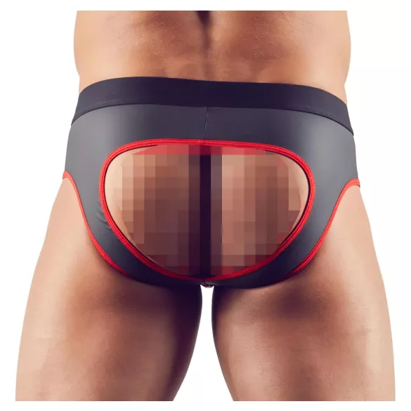 Svenjoyment - avoin jockstrap - musta - M