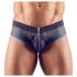 Svenjoyment - avoin jock-strap (musta-sininen)