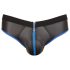 Svenjoyment - avoin jock-strap (musta-sininen)